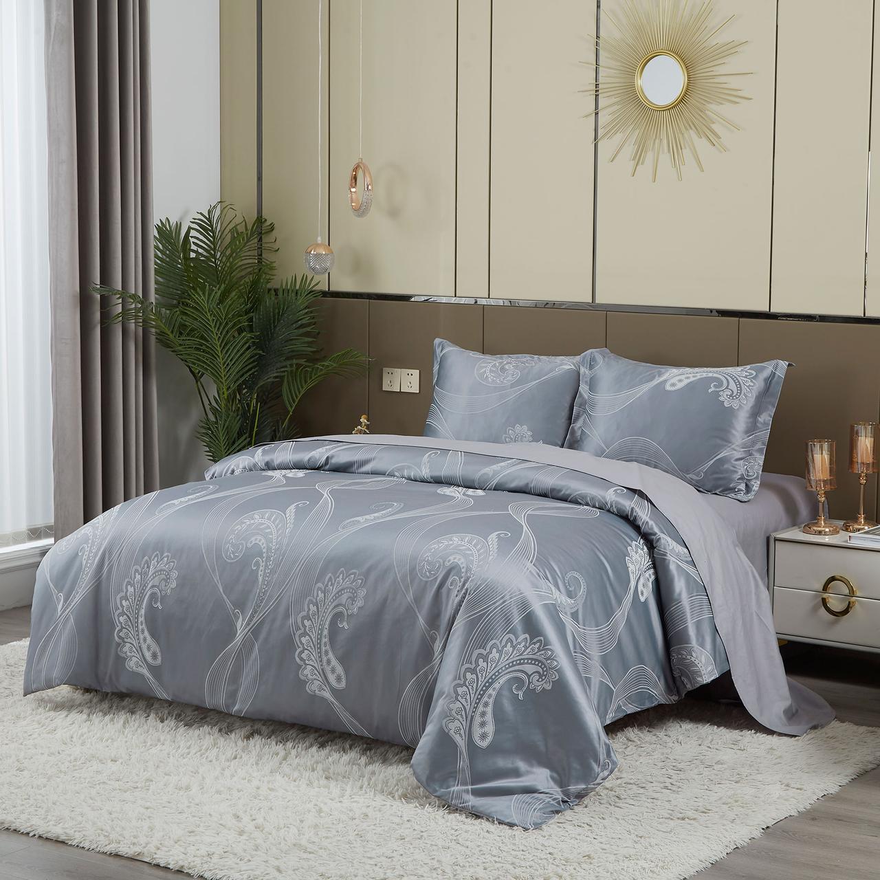 Постільна білизна Жакард 2-65 двостороння Love You