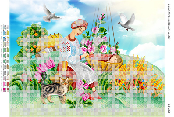 БС-3226 Берегиня. Схема для вишивки бісером, фото 1