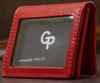 Шкіряний чохол для водійських прав і техпаспорта id паспорта посвідчення червоний, Обкладинки для прав шкіряні