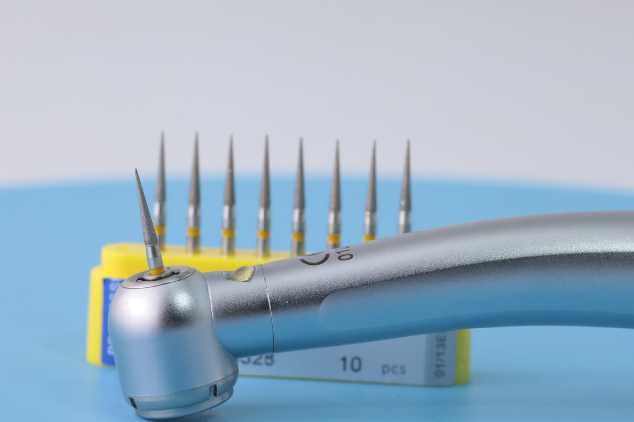 Бор алмазний TC-21EF (1шт) Жовтий