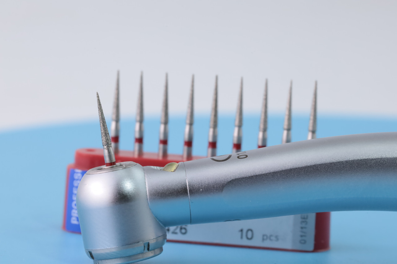 Бор алмазний TC-21F (1шт) Червоний