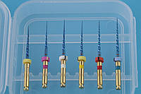 Файлы для ендомотора Megalodon blue ассорти блистер (6шт)