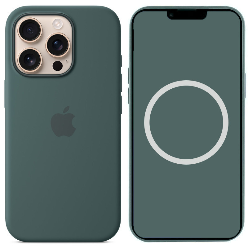 Чохол Silicone case (AAA) with Magsafe and Animation для Apple iPhone 16 Pro Max (6.9")