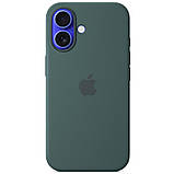 Чохол Silicone case (AAA) full with Magsafe and Animation для Apple iPhone 16 Plus (6.7") Star Fruit Lake Green, фото 3