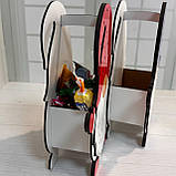 Коробка подарункова-цукерниця Бокс для подарунка Розмір: 25*20*7 см, фото 5