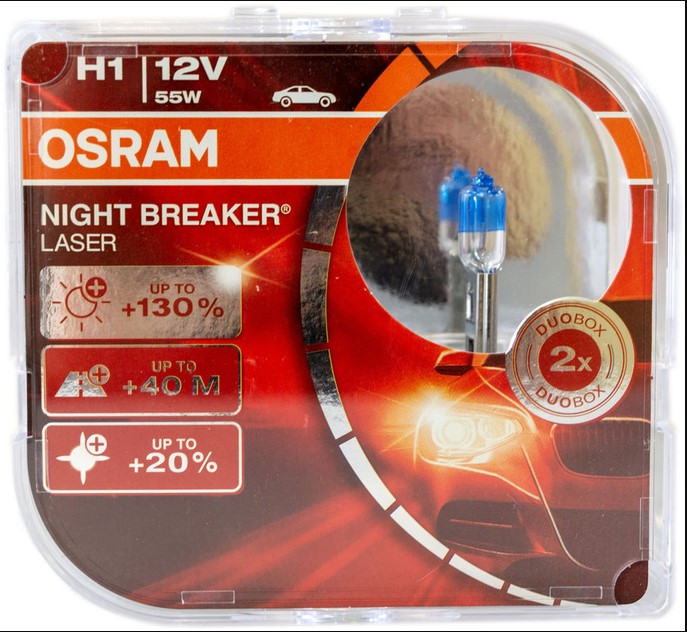 Лампа головного світла Osram 64150NBL H1 55w 12V від VLF комп., фото 1