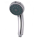Лійка для душу MIXXUS SH-76 хром-сіра 3 функції, фото 2