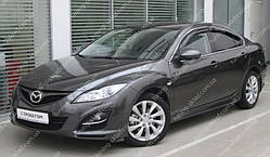 Вітровики вікон Мазда 6 2 (дефлектори бічних вікон Mazda 6 GH)