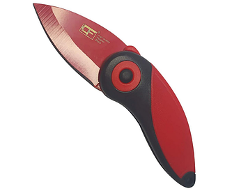 Ніж складний із нержавіючої сталі червоний Dynasty DN-11036