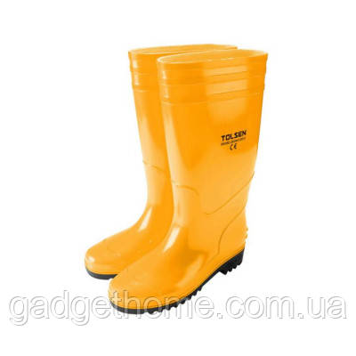 ТОП! Чоботи робочі Tolsen 43р. жовті ПВХ/Нітрил (45128) - (gHome), фото 1