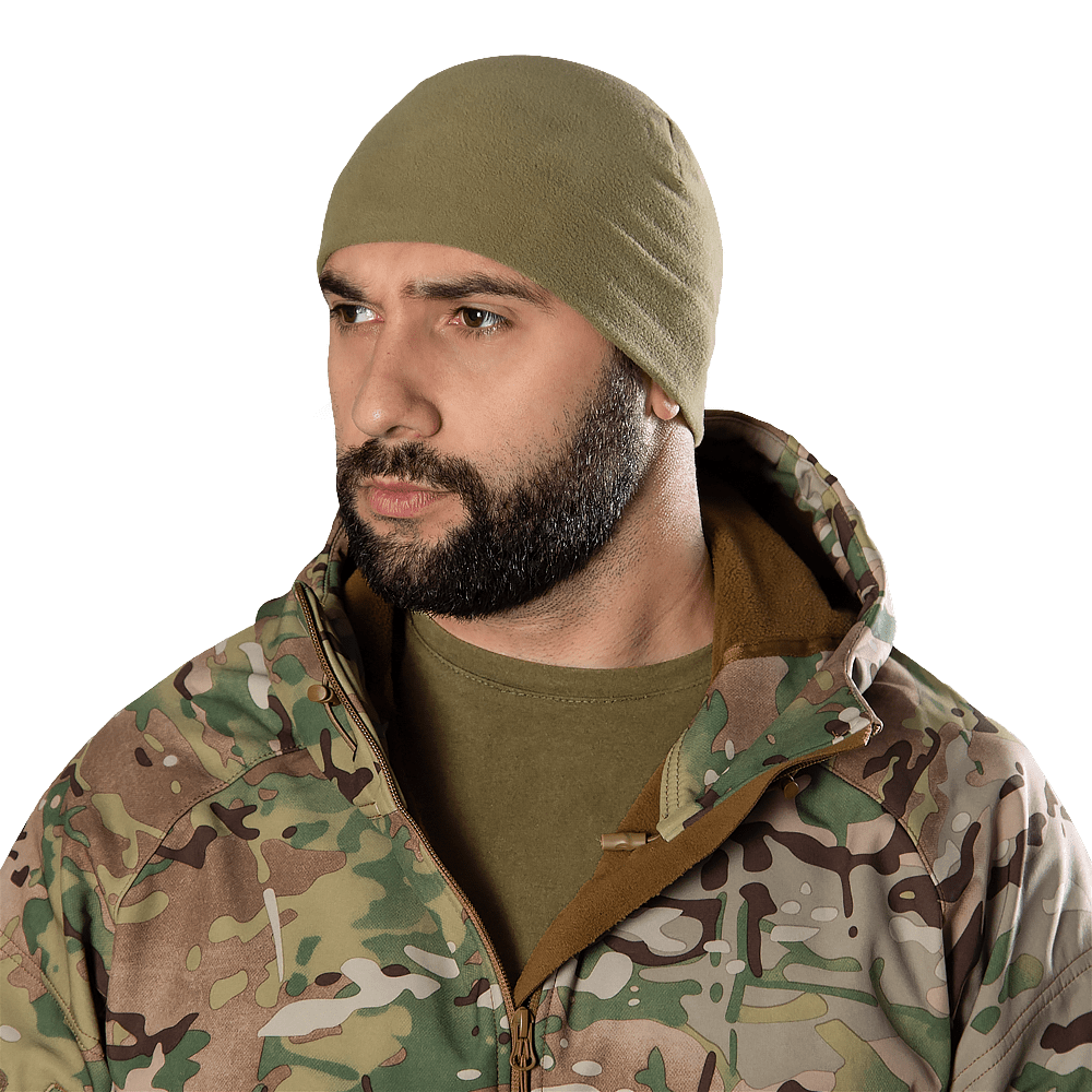 Шапка флісова Beanie 3.0 Himatec 100 Tan (S, М, L), фото 1