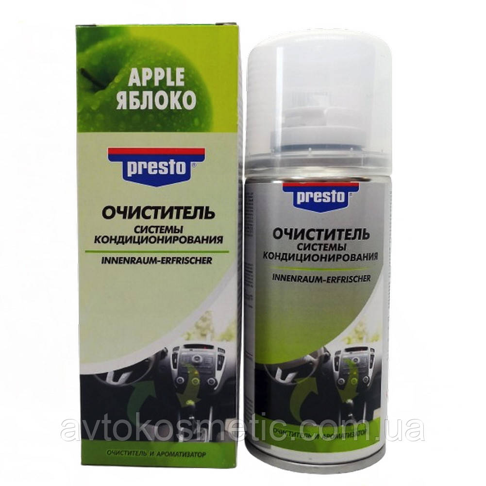Очисник системи кондиціонування Presto "яблуко" 150 мл, фото 1