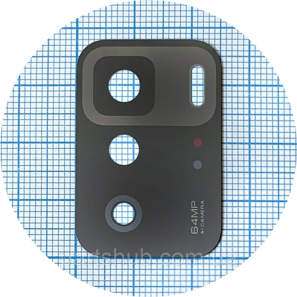 Скло камери Xiaomi Poco X3 GT, Redmi Note 10 Pro 5G (чорне), фото 1