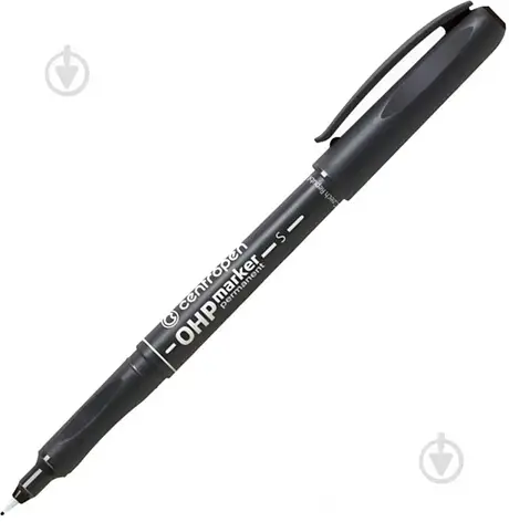 Маркер Centropen No2634 (након 0,3 mm/S) OHP чорний, фото 1