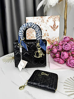 Подарунковий набір Dior Lady — сумка та гаманець