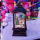 Декоративний музичний ліхтар новорічний  Ліхтарик із підсвічуванням на батарейках, фото 2