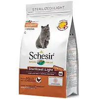 Сухий корм для стерилізованих котів Schesir Cat Sterilized & Light монопротеїновий з м'ясом курки 400 г