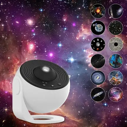 Проєктор зоряного неба Galaxy Projector — Домашній планетарій нічник 360°, фото 3