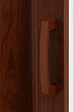 Двері гармошка глухі посилені, дуб темний 850*2030*12 мм. Двері міжкімнатні складні., фото 9