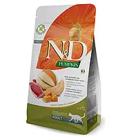 Беззерновий сухий корм для котів Farmina N&amp;D Pumpkin з качкою, гарбузом і динею канталупа 300 г