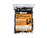 Кліпса для гофротруби D 20 мм, чорна, фото 2