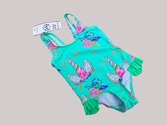Купальник слитный Samegame 316 Юличка мята(В НАЛИЧИИ ТОЛЬКО 28 30 32 34 36 УКР р-ры), фото 1