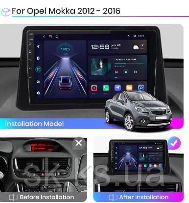 Junsun 4G Android магнітолу для Opel Mokka 1 2012 — 16 Opel Mokka 1 2012 - 16 Buick Encore 2013-19