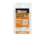 Кріплення для кабельної стяжки 12,5х12,5 мм, самоклеюча, фото 2