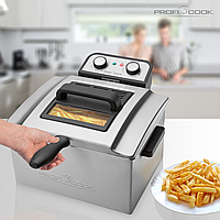 Подвійна фритюрниця ProfiCook PC-FR 1038 (5л, 3000Вт, Німеччина) + 3 кошики