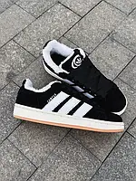 Кросівки Adidas Campus з хутром (36-40), Замша