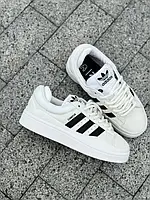 Кросівки Adidas Campus x Bad Bunny White/Black (36-45), Замша