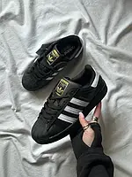 Кросівки Adidas Superstar Black (36-40), Шкіра