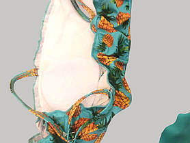 Купальник для девочек Samegame 317 Ананас мята(В НАЛИЧИИ ТОЛЬКО 36 УКР р-ры), фото 3