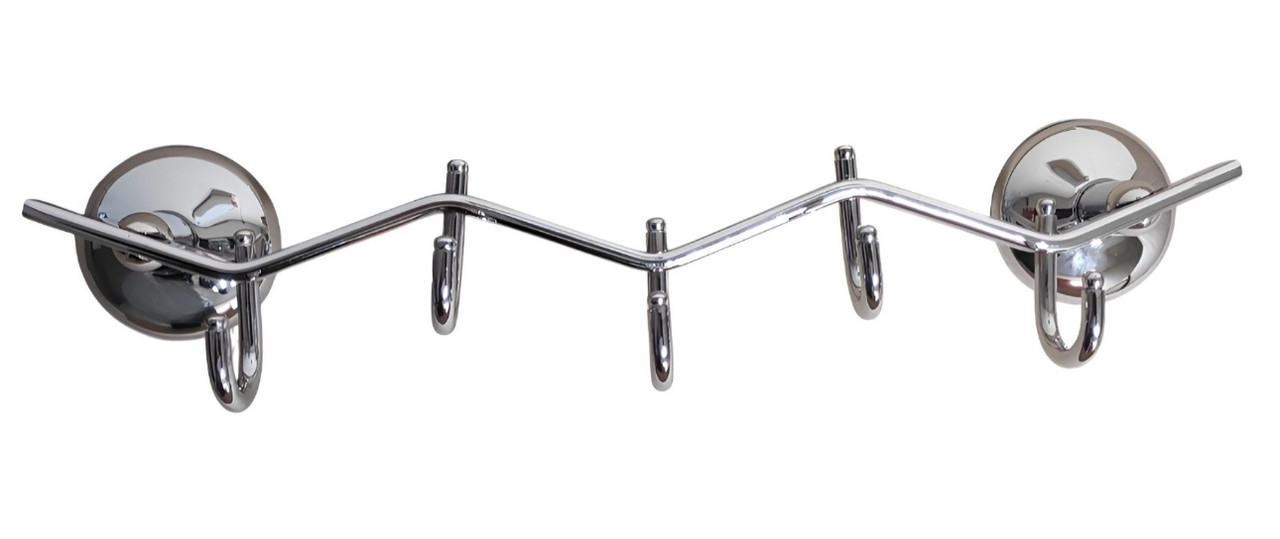 Вішалка з 5 гачками (латунь хромована) Marti M123, фото 1