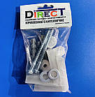 Кріплення для унітаза бічне (прихований монтаж) Direct, фото 4