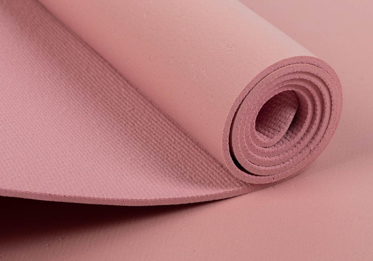 Йога мат Rishikesh Premium 60 Bodhi килимок для йоги та спорту Рожевий