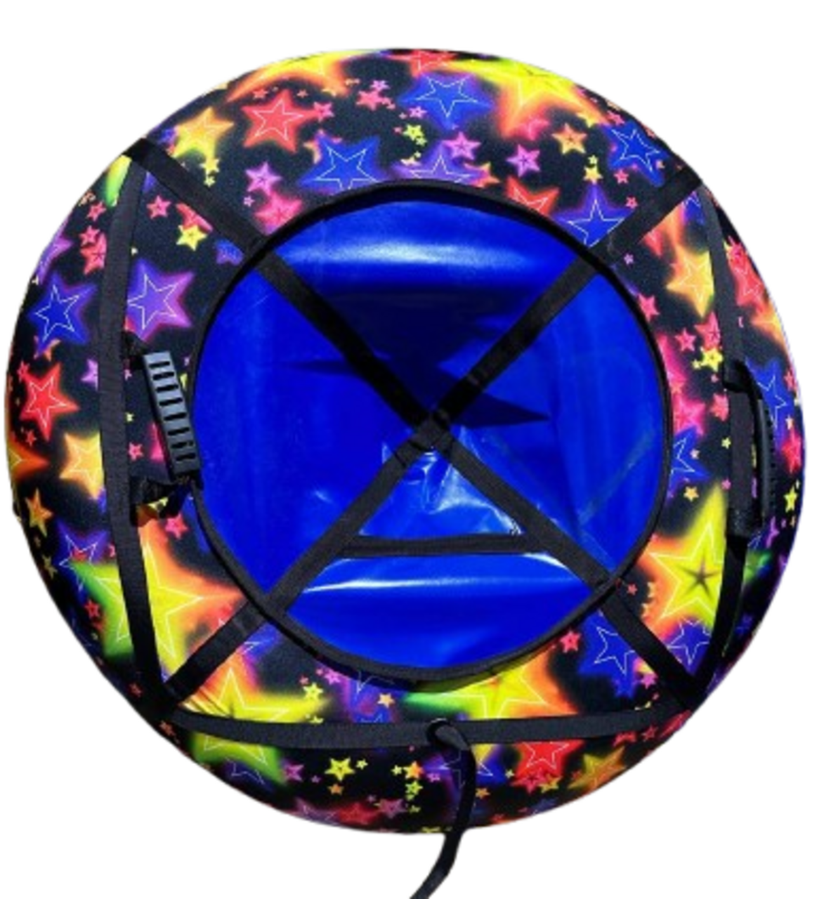 Надувний тюбінг з камерою діаметр 100 см Зірки синій