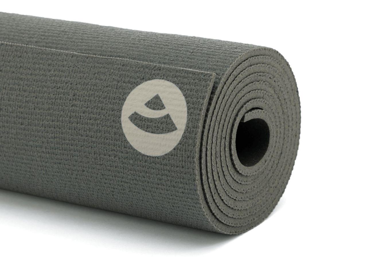Йога мат Rishikesh Premium 60 Bodhi килимок для йоги та спорту Сірий