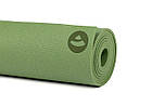 Йога мат Rishikesh Premium 60 Bodhi килимок для йоги та спорту Яблучно-зелений, фото 3