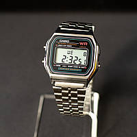 Наручний електронний годинник Casio Retro Silver F-91W (100201)