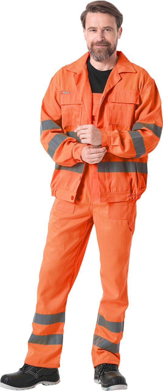 Комплект сигнальний робочий REIS Польща (спецодяг світловідбиваюча) P UL, фото 1