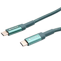 Кабель Type-C to Type-C 100W PD 2 метри для заряджання ноутбука та смартфона