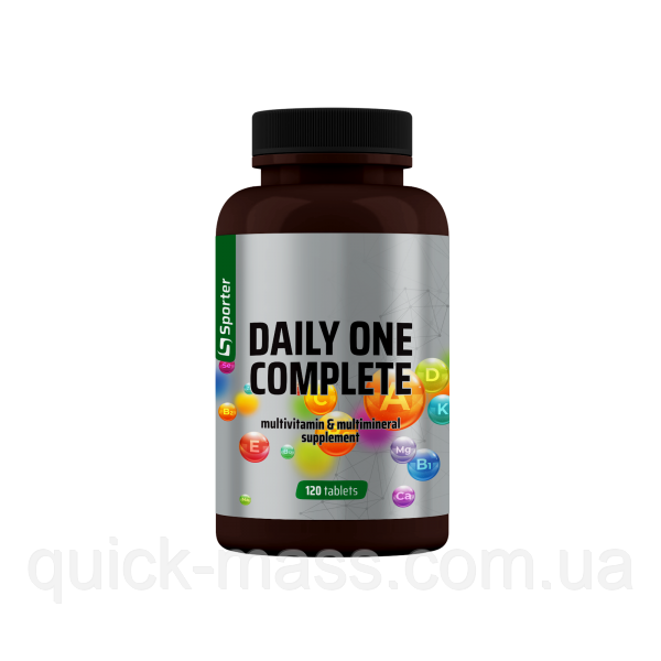 Комплексні вітаміни і мінерали Sporter Daily One Complete - 120 таб, фото 1