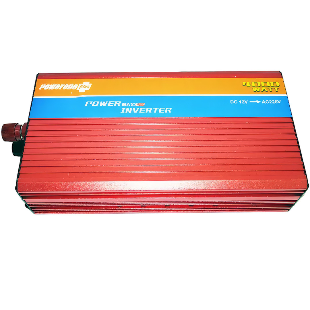 Автомобільний перетворювач напруги інвертор PowerOne Plus 4000W 12-220V, фото 1