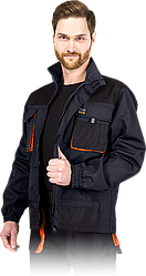 Куртка робоча міцна Foreco чоловіча сіра REIS Польща (робоча уніформа, спецодяг) FORECO-J SBP