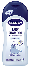 Шампунь дитячий від себорейних скоринок для новонароджених Bubchen з екстрактом ромашки та пшениці 200 мл