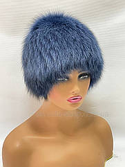 Жіноча зимова шапка з фінського хутра песця "Парик"