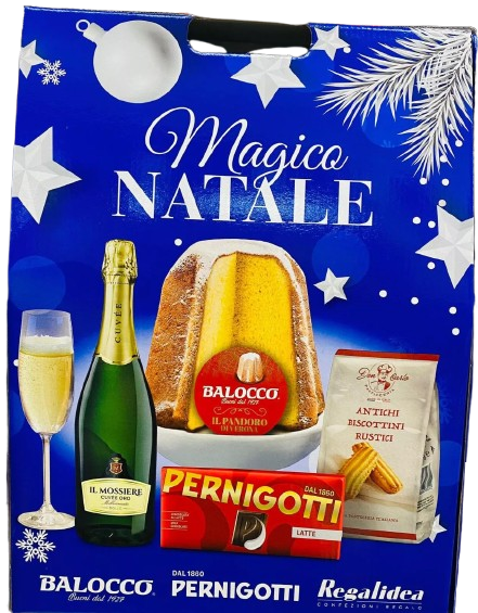 Різдвяний подарунковий набір Balocco Pernigotti Christmas Basket 4 компоненти