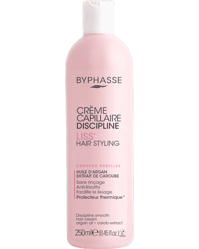 Захисний крем для неслухняного волосся Byphasse Discipline Smooth Cream Unruly Hairured Hair 250 ml, фото 1