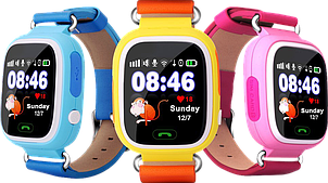 Смарт-годинник дитячий UWatch Q90 GPS контроль дзвінки повідомлення SOS Wi-Fi